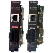 B&B Electronics Mfg. Co IMC iMcV-LIM 850-15611 Fast Ethernet Media Converter - 1 x Network (RJ-45) - 1 x ST Ports - 10/100Base-TX, 100Base-FX - Internal - RoHS Compliance 850-15611