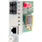 Omnitron Systems iConverter 1000Mbps Gigabit Ethernet Fiber Media Converter RJ45 SC Single-Mode 80km Module - 1 x 1000BASE-T; 1 x 1000BASE-ZX; Internal Module; Lifetime Warranty - RoHS, WEEE Compliance 8503N-3