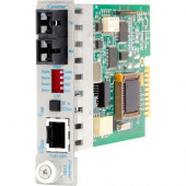 Omnitron Systems iConverter T1/E1 Fiber Media Converter RJ48 SC Single-Mode 60km Module - 1 x T1/E1; 1 x SC Single-Mode; Internal Module; Lifetime Warranty - RoHS, WEEE Compliance 8703-2
