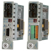 Omnitron Systems iConverter RS232 Managed Serial RS-232 to Fiber Media Converter - 1 x LC Ports - DuplexLC Port - Multi-mode - Rack-mountable, Rail-mountable, Wall Mountable 8766-0