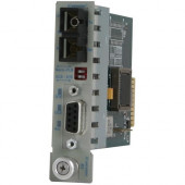 Omnitron Systems Managed Serial RS-232 to Fiber Media Converter - 1 x LC Ports - DuplexLC Port - Multi-mode 8766-0W