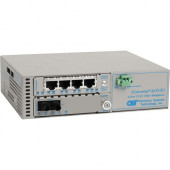 Omnitron Systems iConverter 4-Port T1/E1 Multiplexer - 4 x T1/E1 , 1 x 100Base-FX - 100Mbps Fast Ethernet, 1.544Mbps T1 , 2.048Mbps E1 8821-2-C