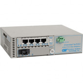 Omnitron Systems iConverter 4-Port T1/E1 Multiplexer - 4 x T1/E1 , 1 x 100Base-FX - 100Mbps Fast Ethernet, 1.544Mbps T1 , 2.048Mbps E1 8831-1-C