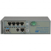 Omnitron Systems iConverter 8831N-1 Managed T1/E1 Multiplexer - 1 x 10/100/1000Base-T , 4 x T1/E1 - 1Gbps Gigabit Ethernet, 1.544Mbps T1 , 2.048Mbps E1 8831N-1-B