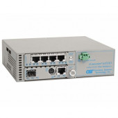 Omnitron Systems Managed iConverter 4xT1/E1 MUX/M - 4 Data Channels - Twisted Pair - 1 Gbit/s - 1 x RJ-45 - RoHS, WEEE Compliance 8839N-0-C