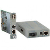 Omnitron Systems iConverter Fast Ethernet Media Converter - 1 x RJ-45 - 10/100Base-TX, 100Base-FX - 1 x SFP - External 8919-0-A-W