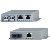 Omnitron Systems OmniConverter GPoE/S 9402-0-19Z Transceiver/Media Converter - Network (RJ-45) - 1x PoE (RJ-45) Ports - 1 x SC Ports - Multi-mode - Gigabit Ethernet - 10/100/1000Base-T, 1000Base-X - Rail-mountable, Shelf Mount, Standalone, Wall Mountable 
