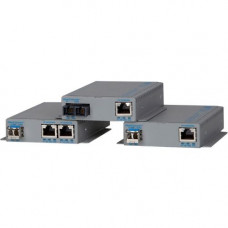 Omnitron Systems OmniConverter GPoE/SE Transceiver/Media Converter - 1 x Network (RJ-45) - 1 x SC Ports - Multi-mode - Gigabit Ethernet - 10/100/1000Base-TX, 1000Base-X - Rack-mountable, Rail-mountable, Desktop, Wall Mountable 9462-0-12