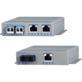 Omnitron Systems 10/100/1000 Media Converter with Power over Ethernet (PoE, PoE+ or 60W PoE) - 2 x Network (RJ-45) - Gigabit Ethernet, Fast Ethernet - 10/100/1000Base-T, 1000Base-X, 1000Base-BX - 2 x Expansion Slots - SFP - 2 x SFP Slots - Rack-mountable,