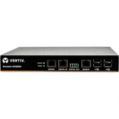 Vertiv Co 8-Port ACS800 Serial Console with external AC/DC Power Brick - US Power Cord - 4 x RJ45 Serial Ports, External AC/DC Power Brick, Dual Gigabit Ethernet, v92 Analog Modem, 4 x Type A USB Ports, Environmental Sensor Port, Digital Inputs/Outputs, I