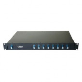 AddOn 8 Channel DWDM MUX/DEMUX 19inch Rack Mount with LC connector - 100% compatible and guaranteed to work - RoHS Compliance ADD-DWDMMUX8-LC