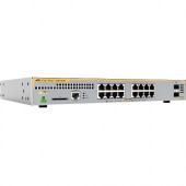 Allied Telesis L3 Switch with 16 x 10/100/1000T PoE Ports and 2 x 100/1000X SFP Ports - 16 Ports - Manageable - 3 Layer Supported - Modular - Optical Fiber, Twisted Pair - Desktop, Rack-mountable - TAA Compliance AT-X230-18GP-R-90