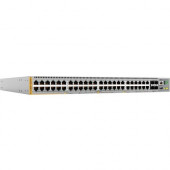 Allied Telesis x530DP-52GHXM Layer 3 Switch - 48 Ports - Manageable - Gigabit Ethernet, 5 Gigabit Ethernet, 10 Gigabit Ethernet - 10/100/1000Base-T, 5GBase-T, 10GBase-X - 3 Layer Supported - Modular - Power Supply - 150 W Power Consumption - 1480 W PoE Bu