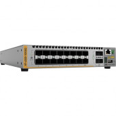Allied Telesis 16-Port 1g/10g Sfp+ Stackable Switch with 2 QSFP Ports - Manageable - 3 Layer Supported - Modular - Twisted Pair, Optical Fiber - Rack-mountable AT-X550-18XSQ-10