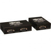 Tripp Lite VGA & Audio over Cat5/Cat6 Video Extender Kit Transmitter Receiver TAA GSA - 1 Input Device - 2 Output Device - 1000 ft Range - 2 x Network (RJ-45) - 1 x VGA In - 2 x VGA Out - 1920 x 1440 - Twisted Pair - Category 6 - Wall Mountable, Rack-