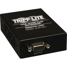 Tripp Lite VGA over Cat5/Cat6 Video Extender Receiver 1920 x 1440 1000'' - 1 Input Device - 1 Output Device - 1000 ft Range - 1 x Network (RJ-45) - 1920 x 1440 - Twisted Pair - Wall Mountable, Rack-mountable, Pole-mountable - TAA Compliant