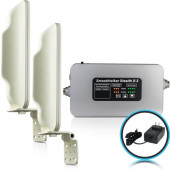 Smoothtalker Stealth X2-60dB Building Cellular Signal Booster - Rural - 824 MHz, 1850 MHz to 894 MHz, 1990 MHz - Directional Antenna Antenna BBUX260GK