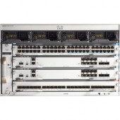 Cisco Catalyst 9400 Series 4 Slot Chassis - Manageable - 3 Layer Supported - Modular - Twisted Pair - 6U High - Rack-mountable - Lifetime Limited Warranty - TAA Compliance C9404R