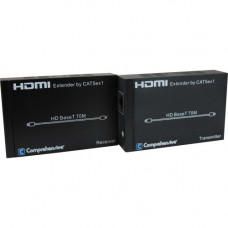 Comprehensive Pro AV/IT HDBaseT Extender over CAT5e/6/7 up to 230ft-Transmitter & Receiver - 1 Input Device - 1 Output Device - 230 ft Range - 2 x Network (RJ-45) - 1 x HDMI In - 1 x HDMI Out - 4K - 3840 x 2160 - Twisted Pair - Category 7 CHE-HDBT200
