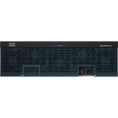 Cisco 3925E Integrated Services Router - T-carrier/E-carrier - Refurbished - 4 Ports - PoE Ports - Management Port - 11 Slots - Gigabit Ethernet - 3U - Rack-mountable 3925ESECK9-RF