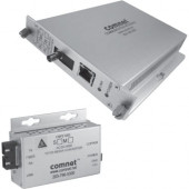 Comnet Standard Mount DC-only Media Converter - 1 x Network (RJ-45) - 1 x SC Ports - Single-mode - 10/100Base-TX, 100Base-FX - Desktop, Rack-mountable, Rail-mountable - TAA Compliance CNFE1003S2