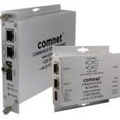Comnet 2 Ch 10/100 Mbps Ethernet 1310/1550nm, 60 W PoE++, B Side - Network (RJ-45) - 2 x 60W PoE (RJ-45) Ports - 1 x SC Ports - SimplexSC Port - Single-mode - Fast Ethernet - 10/100Base-TX, 100BASE-FX CNFE2004S1BPOE/HO/M