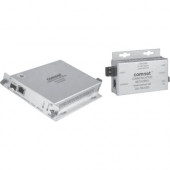 Comnet 10/100 Mbps Ethernet Media Converter - Two Independent Channels - 1 x Network (RJ-45) - 10/100Base-TX, 100Base-FX - 1 x Expansion Slots - 1 x SFP Slots - Rack-mountable, Rail-mountable - TAA Compliance CNFE22MC