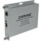 Comnet ComFit 2 Port 10/100 Mbps Ethernet Media Converter with POE - Network (RJ-45) - 1x PoE (RJ-45) Ports - Fast Ethernet - 10/100Base-TX, 100Base-FX - 1 x Expansion Slots - SFP - 1 x SFP Slots - TAA Compliance CNFE2MCPOE