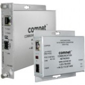 Comnet Mini 10/100 Mbps Ethernet Media Conveter with PoE - Network (RJ-45) - 1x PoE (RJ-45) Ports - Fast Ethernet - 10/100Base-TX, 100Base-FX - 1 x Expansion Slots - SFP - 1 x SFP Slots - TAA Compliance CNFE2MCPOEM