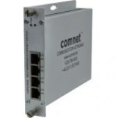 Comnet 10/100T(X) 4TX Ethernet Self-managed Switch - 4 Ports - Manageable - 2 Layer Supported - Twisted Pair - Wall Mountable, Rack-mountable, Rail-mountable - Lifetime Limited Warranty - TAA Compliance CNFE4SMS