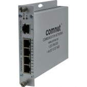 Comnet 10/100TX 5TX Ethernet Self-Managed Switch - 5 Ports - 2 Layer Supported - Wall Mountable, Rack-mountable, Rail-mountable - Lifetime Limited Warranty - TAA Compliance CNFE5SMS