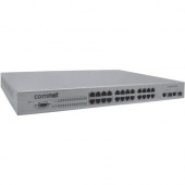 Comnet CNGE2FE24MS Managed Ethernet Switch - 24 Ports - Manageable - 2 Layer Supported - Twisted Pair - Rack-mountable, Desktop - Lifetime Limited Warranty - TAA Compliance CNGE2FE24MS