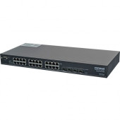 Comnet (24) 10/100/1000 BASE-TX + (4) 1000BASE-FX Managed Ethernet Switch - 24 Ports - Manageable - 2 Layer Supported - 1U High - Rack-mountable - 5 Year Limited Warranty - TAA Compliance CWGE28FX4TX24MS