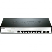 D-Link DGS-1210-10/ME Ethernet Switch - 8 Ports - Manageable - 3 Layer Supported - Modular - Twisted Pair, Optical Fiber - 1U High - Rack-mountable DGS-1210-10/ME
