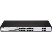 D-Link DGS-1210-20 Ethernet Switch - 20 Ports - Manageable - 2 Layer Supported - Twisted Pair, Optical Fiber - Desktop, Rack-mountable DGS-1210-20