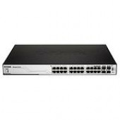 D-Link DGS-3100-24P Managed Stackable Ethernet Switch with PoE - 24 x 10/100/1000Base-T, 2 x DGS-3100-24P