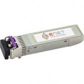 Enet Components Brocade Compatible E1MG-BXD-120K - Functionally Identical 1000BASE-BX Bi-Di SFP 1570nm TX/1510nm RX 120km w/DOM Single-mode Simplex LC - Programmed, Tested, and Supported in the USA, Lifetime Warranty" E1MG-BXD-120K-ENC
