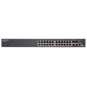 Edge-Core ECS2100-28P Ethernet Switch - 24 Ports - Manageable - 3 Layer Supported - Modular - Twisted Pair, Optical Fiber - Rack-mountable - 2 Year Limited Warranty ECS2100-28P
