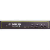 Black Box Emerald PE KVM Extender with Virtual Machine Access - DVI-D, V-USB 2.0, Audio - 2 Computer(s) - 328 ft Range - Full HD - 1920 x 1080 Maximum Video Resolution - 1 x Network (RJ-45) - 4 x USB - 2 x DVI - 120 V AC, 230 V AC Input Voltage - For Mac,