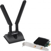 Edimax EW-7833AXP IEEE 802.11ax Bluetooth 5.0 Wi-Fi/Bluetooth Combo Adapter for Desktop Computer - PCI Express x1 - 2.93 Gbit/s - 2.40 GHz ISM - 5 GHz UNII - Plug-in Card - Low-profile EW-7833AXP