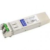 AddOn Juniper Networks EX-SFP-10GE-ZR Compatible TAA Compliant 10GBase-ZR SFP+ Transceiver (SMF, 1550nm, 80km, LC, DOM) - 100% compatible and guaranteed to work - TAA Compliance EX-SFP-10GE-ZR-AO