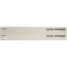Gefen EXT-CAT5-1600HD Video Console/Extender - 1 Input Device - 1 Output Device - 200 ft Range - 4 x Network (RJ-45) - 5 x USB - 1 x DVI In - 1 x DVI Out - WUXGA - 1920 x 1200 - Twisted Pair - Category 6 EXT-CAT5-1600HD