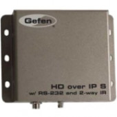 Gefen HDMI, RS-232 and bi-directional IR Extender over IP - Sender - 1 Input Device - 1 x Network (RJ-45) - 1 x HDMI In - Serial Port - WUXGA - 1920 x 1200 EXT-HD2IRS-LAN-TX