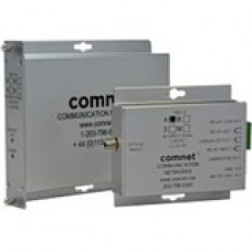 Comnet Bi-Directional Contact Closure Transceiver - 1 x ST Ports - Multi-mode - Surface-mountable - TAA Compliance FDC10M1A