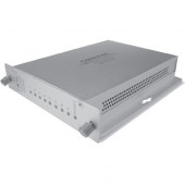 Comnet 8-Channel Contact Closure Receiver - 52493.44 ft Range - Optical Fiber - Rack-mountable - TAA Compliance FDC8RM1