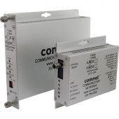 Comnet RS232/RS422/RS485 Data Transceiver - 1 x ST Ports - Simplex, DuplexST Port - Single-mode - DIN Rail Mountable, Surface-mountable - TAA Compliance FDX60S1AM