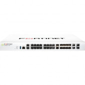 FORTINET FortiGate 101F Network Security/Firewall Appliance - 22 Port - 10GBase-X, 1000Base-T, 1000Base-X - 10 Gigabit Ethernet - AES (256-bit), SHA-256 - 500 VPN - 21 x RJ-45 - 10 Total Expansion Slots - 1U - Rack-mountable FG-101F-BDL-950-60