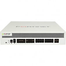 FORTINET 1200D Network Security/Firewall Appliance - 16 Port - 10GBase-X, 1000Base-X, 1000Base-T 10 Gigabit Ethernet - AES (256-bit), SHA-256 - USB - 16 x RJ-45 - 20 - SFP (mini-GBIC), SFP+ - 16 x SFP - 4 x SFP+ - Manageable - 2U - Rack-mountable, Rail-mo