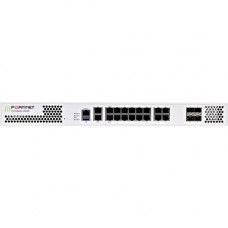 FORTINET FortiGate FG-200E Network Security/Firewall Appliance - 18 Port - 1000Base-T, 1000Base-X - Gigabit Ethernet - AES (256-bit), SHA-256 - 500 VPN - 16 x RJ-45 - 4 Total Expansion Slots - 3 Year 24x7 FortiCare and FortiGuard Enterprise Protection - 1