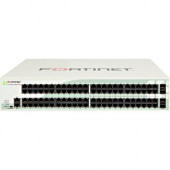 FORTINET FortiGate 98D-POE Network Security/Firewall Appliance - 98 Port - 10/100/1000Base-T Gigabit Ethernet - USB - 74 x RJ-45 - 24 x PoE Ports - 4 - SFP - 4 x SFP - Manageable - 2U - Rack-mountable FG98D-POE-BDL-950-36